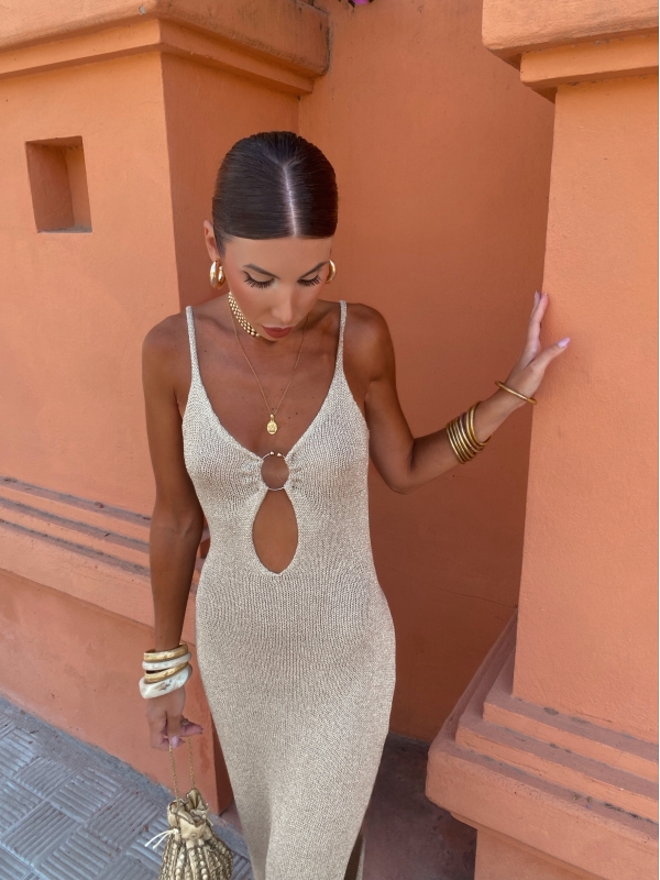 Cavalli Gold Dress