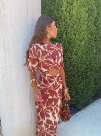 Vestido de azulejos Ebano