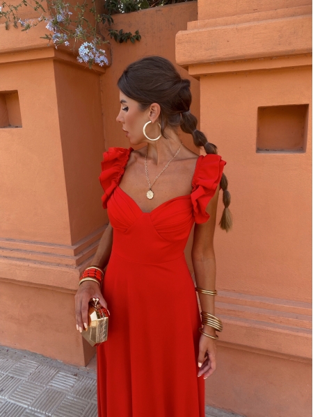 Vestido vermelho Rizzo