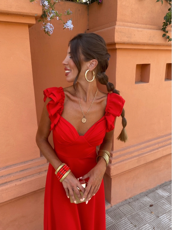 Abito rosso Rizzo