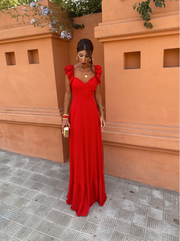 Abito rosso Rizzo
