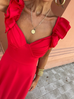 Abito rosso Rizzo