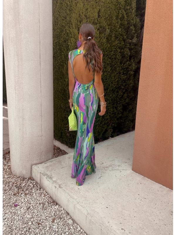 Vestido Tonina Esverdeado