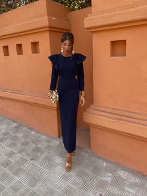 Vestido Játiva Azul Marinho
