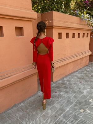 Vestido Játiva Rojo