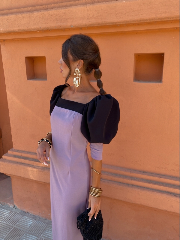 Vestido Enriqueta Malva