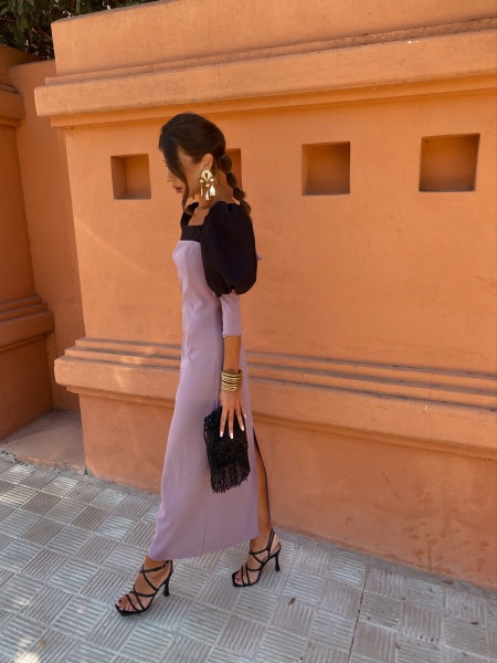 Vestido Enriqueta Mauve 2