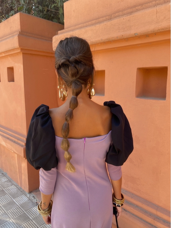 Vestido Enriqueta Malva