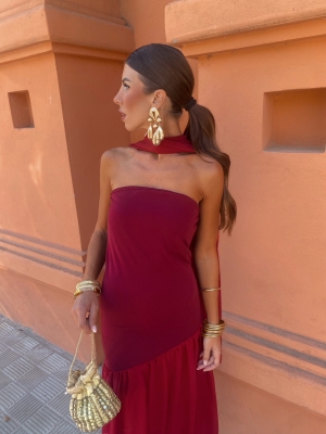 Edda Garnet Dress