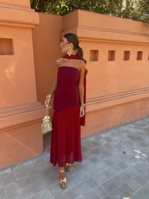 Edda Garnet Dress