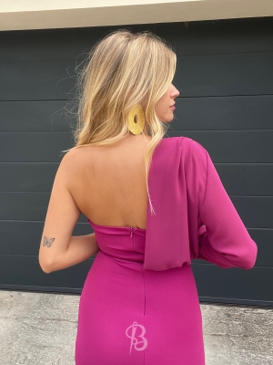 Robe polonaise Buganvilla Manches