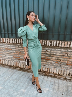 Mint Dragonfly Dress