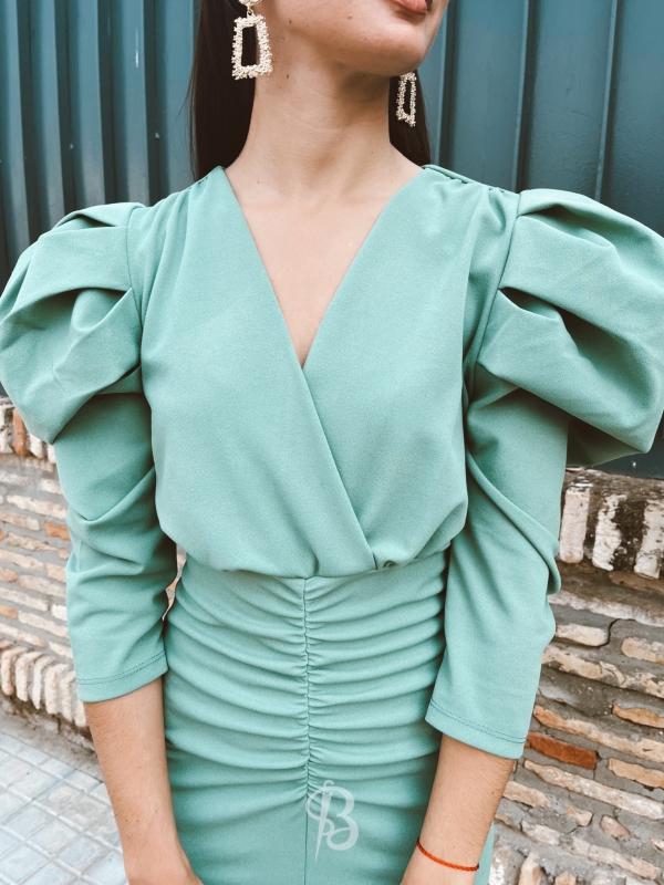 Robe libellule menthe