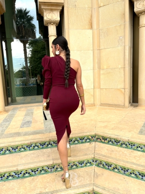 Vestido Colette Burdeos