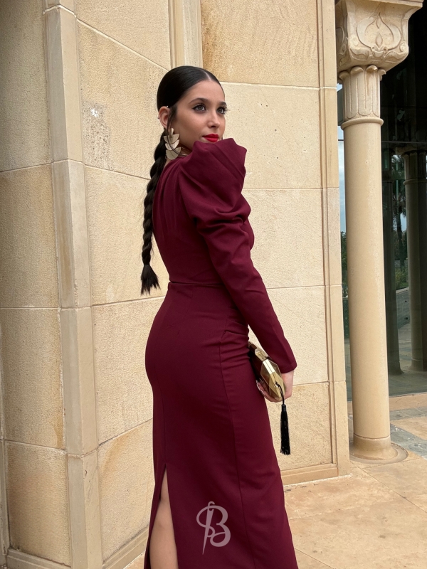 Colette Dress Bordeaux