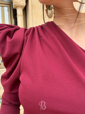 Colette Dress Bordeaux