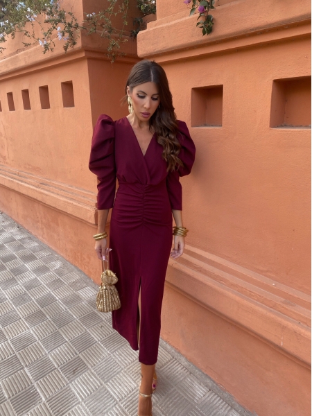 Abito Dragonfly granato 2