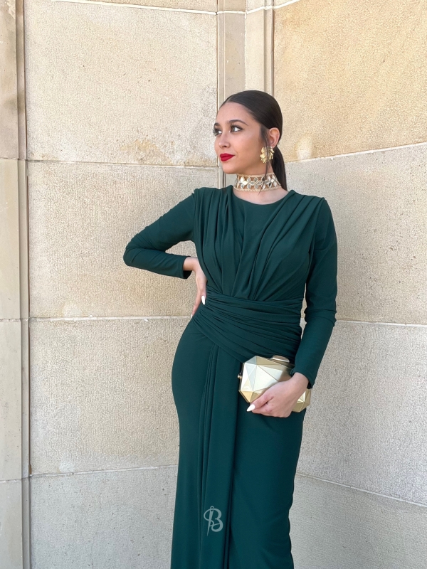 Robe verte Zamarra