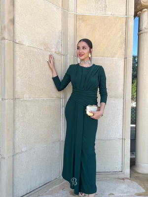 Robe verte Zamarra
