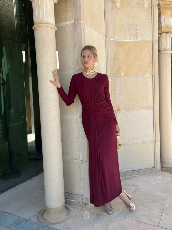 Abito Zamarra Bordeaux