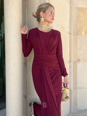 Zamarra Bordeaux Dress