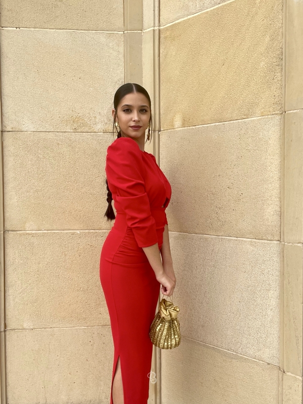 Vestido Yina Rojo
