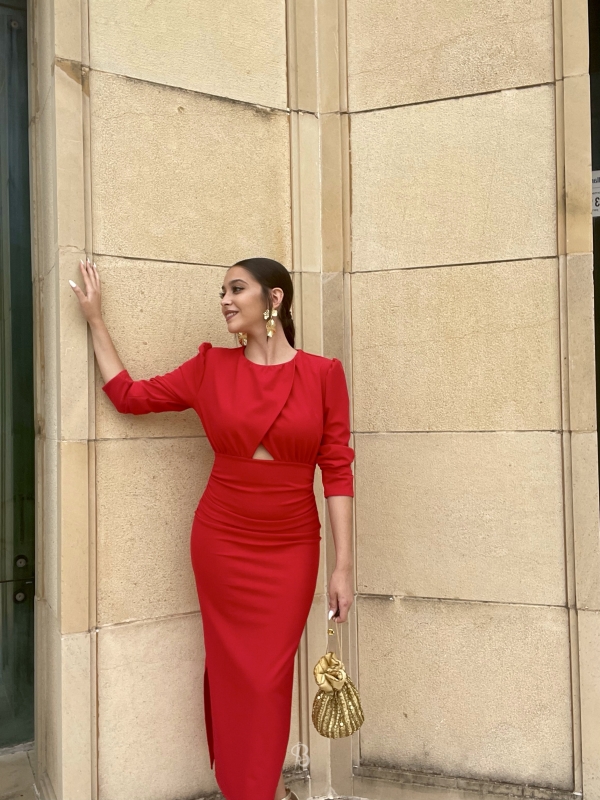 Vestido Yina Rojo