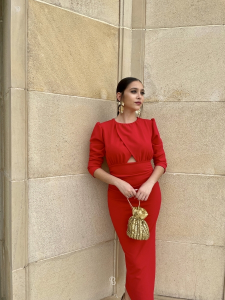 Vestido Yina Vermelho