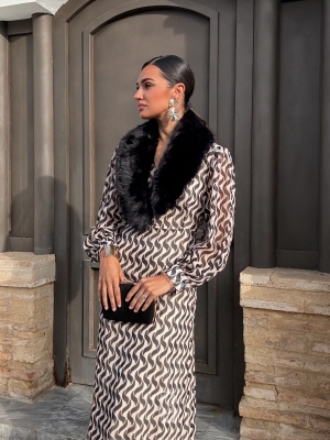 Collare di capelli sintetici