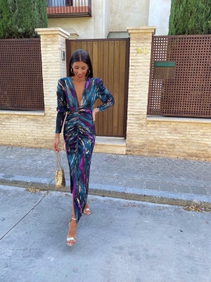 Vestido azul Tizziano