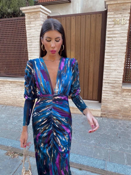 Vestido azul Tizziano