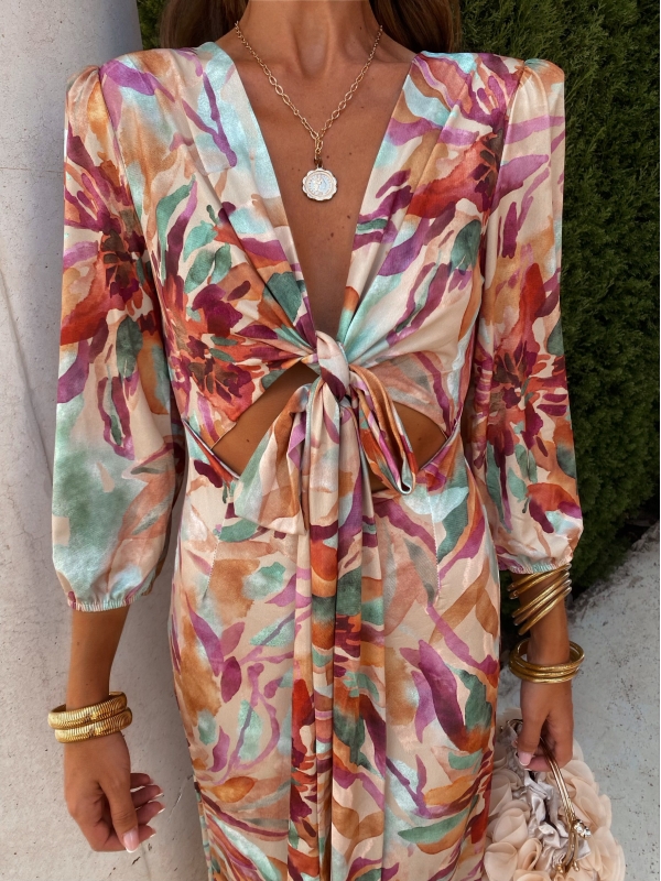 Mamajuana Beige Dress