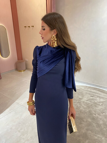 Robe Alexander bleu marine