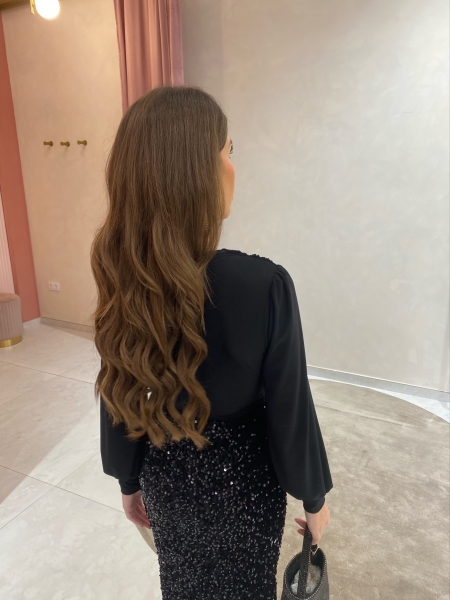 Bodysuit com decote preto 2