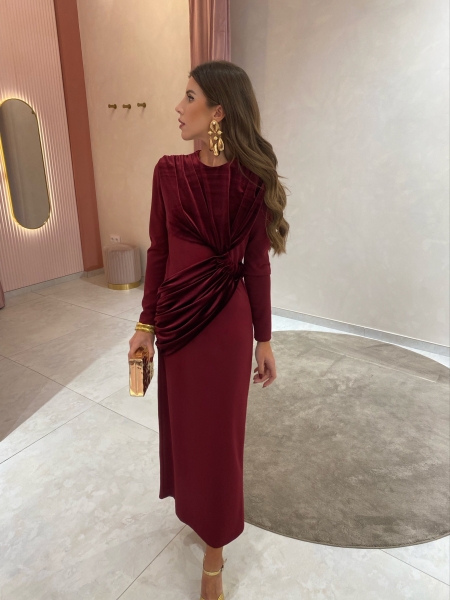 Vestido Murube Bordeaux 2