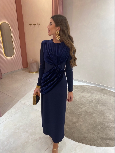 Vestido Murube azul-marinho 2