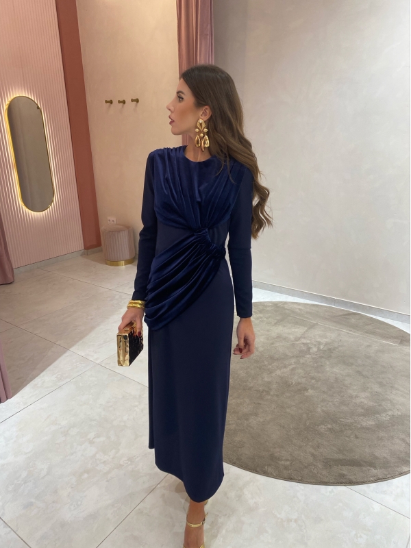 Vestido Murube azul-marinho