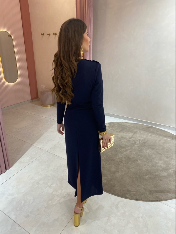 Vestido Murube azul-marinho