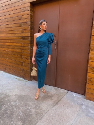 Vestido Colette Petróleo