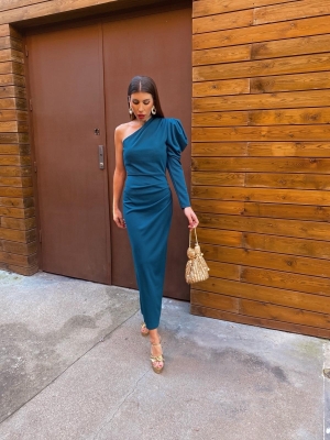 Vestido Colette Petróleo