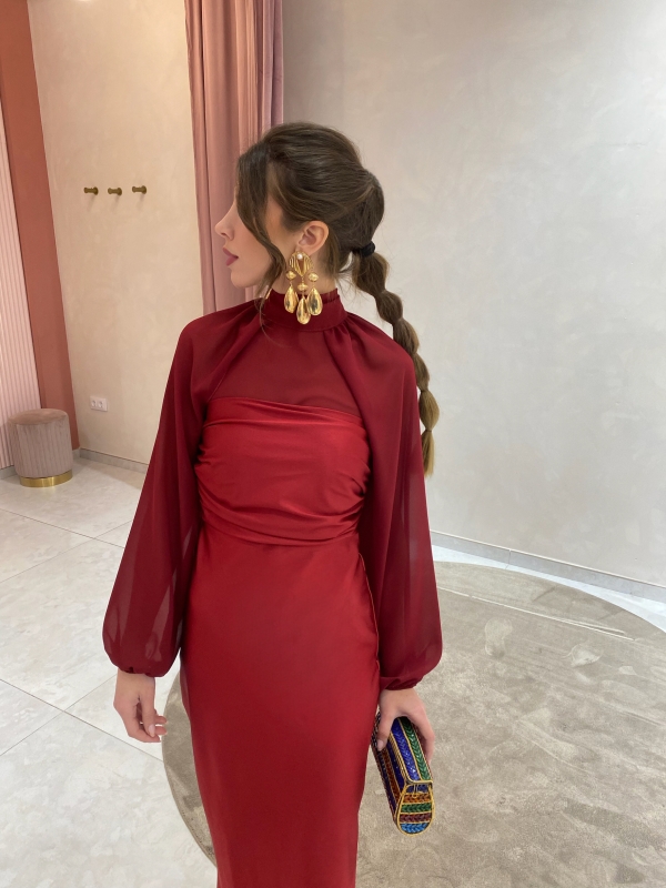 Sayalonga Garnet Dress