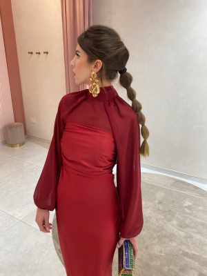 Sayalonga Garnet Dress