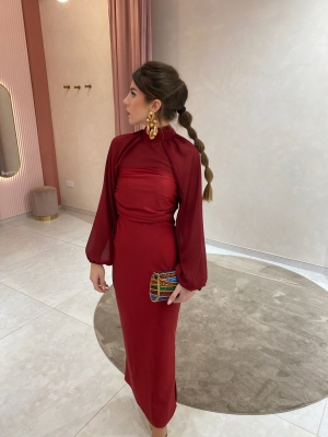 Sayalonga Garnet Dress