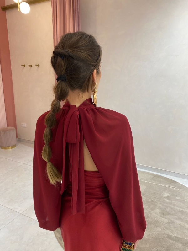 Sayalonga Garnet Dress