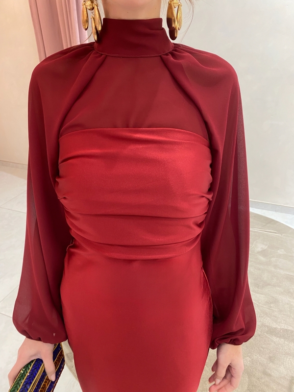 Sayalonga Garnet Dress