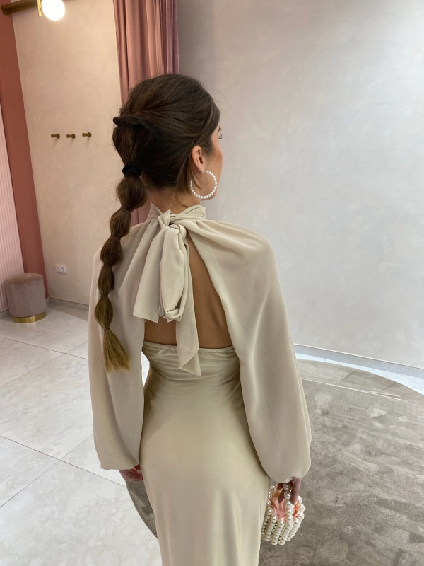 Dress Sayalonga Beige/Champagne