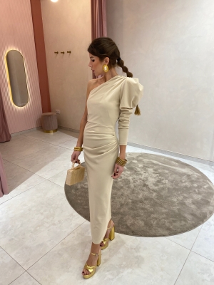 Colette Beige Dress
