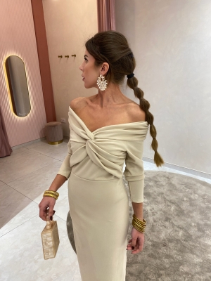 Robe beige Santa Cruz