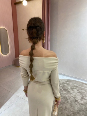 Robe beige Santa Cruz