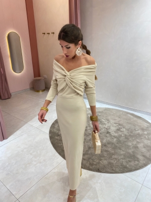 Robe beige Santa Cruz